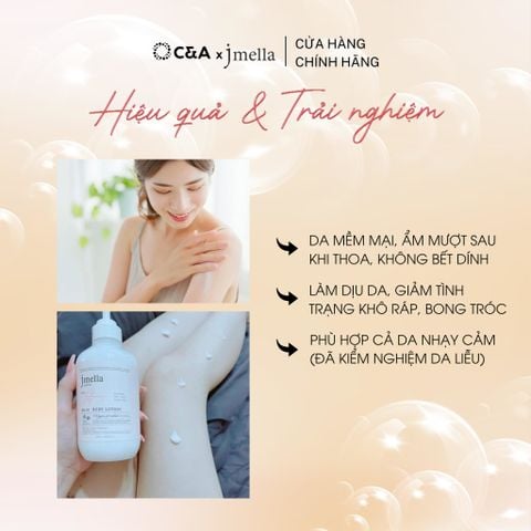  Sữa dưỡng thể Jmella 500ml Dưỡng Ẩm & Bảo Vệ Da Hương Nước Hoa Cao Cấp - Jmella Body Lotion No.1, 5 