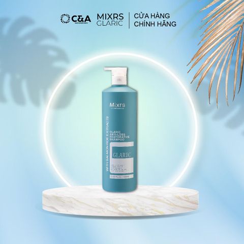  MIXRS GLARIC Cặp Dầu Gội & Dầu Xả Ngăn Rụng, Kích Thích Mọc Tóc Tinh Chất Trứng Cá Hồi - Keratin (500ml - 800ml) 