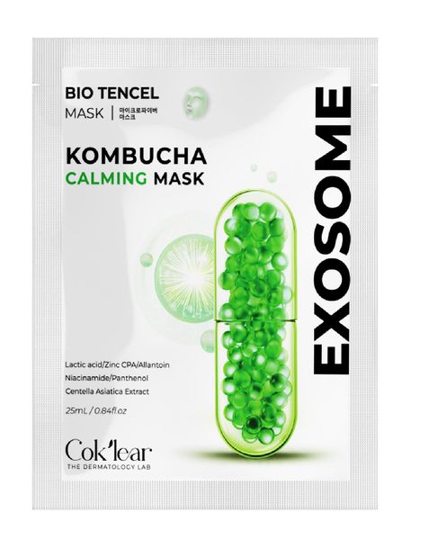  [Độc quyền TDK] 2 Hộp Cok'lear Exosome Kombucha Calming Mask - Hỗ Trợ Giảm Mụn 