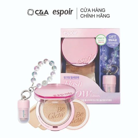  Phấn Nước Bắt Sáng Espoir Be Glow Volume Cushion Flash Glow Edition SPF42 PA+++ 13g 