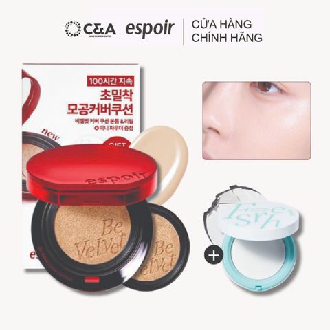  Phấn Nước Che Phủ Espoir Be Velvet Cover Cushion 2025 SPF42 PA++ 13gr 