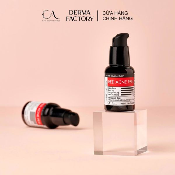  [Độc quyền TDK] Derma Factory Red Acne Peel – Tẩy Da Chết, Giảm Mụn, Mờ Thâm 