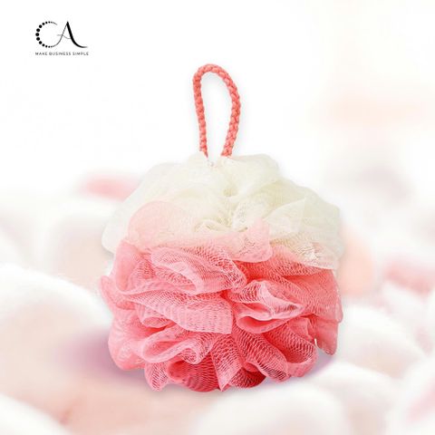  Bông Tắm Tròn Cao Cấp 2 Màu, Bông Tắm Mềm Mại 