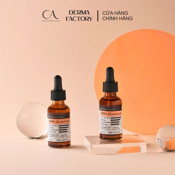  [Độc quyền TDK] Serum phục hồi Derma Factory 4% PDRN từ cá hồi - Phục hồi, săn chắc, tái tạo 