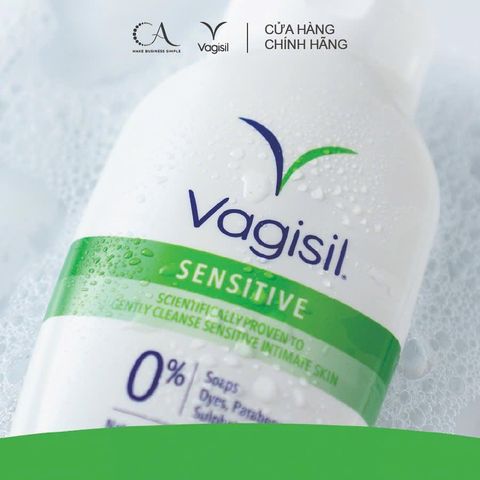  Dung dịch vệ sinh phụ nữ Vagisil Sensitive Daily Intimate Wash (240ml) - An toàn cho da nhạy cảm 