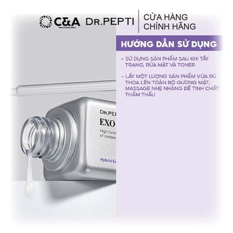  Dr.Pepti EXO-BIOME Ampoule 50 ml – Siêu Tinh Chất Exosome & Pro-Biome Trẻ Hóa Toàn Diện 