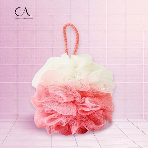  Bông Tắm Tròn Cao Cấp 2 Màu, Bông Tắm Mềm Mại 