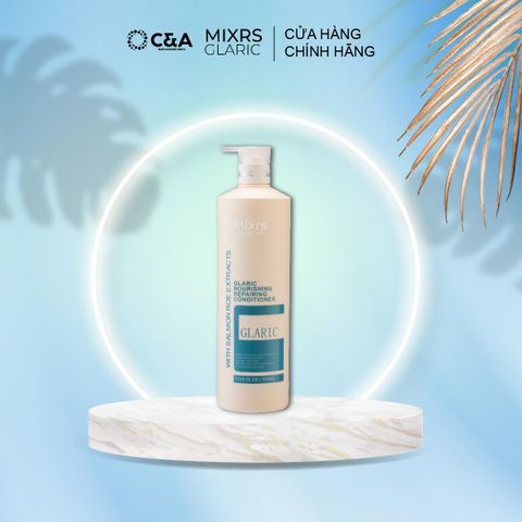  MIXRS GLARIC Cặp Dầu Gội & Dầu Xả Ngăn Rụng, Kích Thích Mọc Tóc Tinh Chất Trứng Cá Hồi - Keratin (500ml - 800ml) 