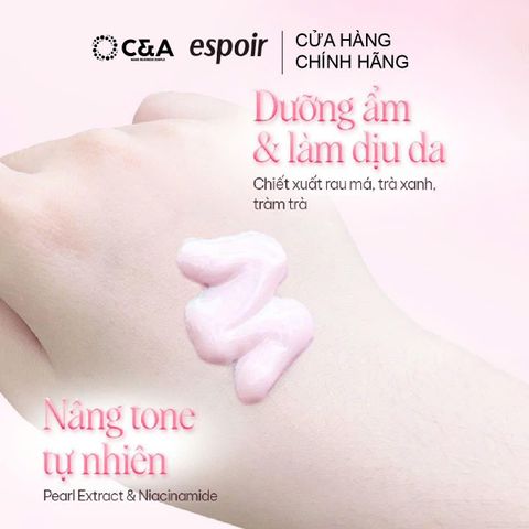  Kem Chống Nắng Nâng Tone Espoir Water Splash Sun Cream Cica Tone Up/ Tone Up Lasting SPF50+ PA++++ 