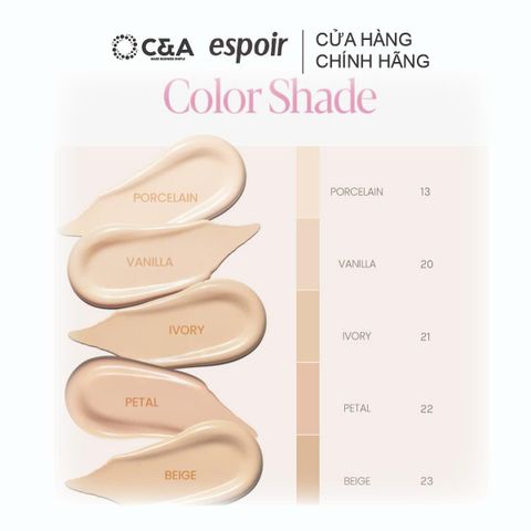  Phấn Nước Bắt Sáng Espoir Be Glow Volume Cushion Flash Glow Edition SPF42 PA+++ 13g 
