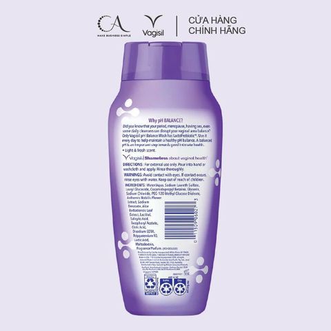  Dung dịch vệ sinh phụ nữ Vagisil pH Balance Daily Intimate Wash (240ml) 
