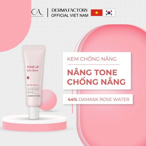  Kem chống nắng Derma Factory Tone Up SPF50+ PA++++ (30ml) - Kem chống nắng nâng tông, bảo vệ và làm sáng da 