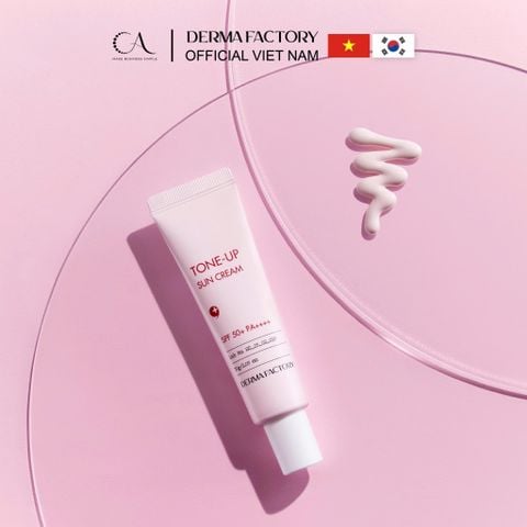  Kem chống nắng Derma Factory Tone Up SPF50+ PA++++ (30ml) - Kem chống nắng nâng tông, bảo vệ và làm sáng da 
