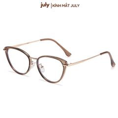 [Võ Hà Linh x Kính Mắt July] COMBO 2 Gọng kính cận mắt mèo nữ chất liệu nhựa phối kim loại cứng cáp kiểu dáng thời trang