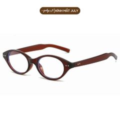 [Võ Hà Linh x Kính Mắt July] Gọng kính nữ form oval phong cách Y2K xu hướng - Kính Mắt July ZIN 20267