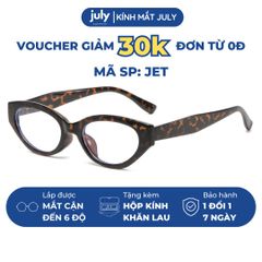 Gọng Kính Cận Nữ JET Form Mắt Mèo Cá Tính Hợp Mặt To Kính Mắt July Eyewear