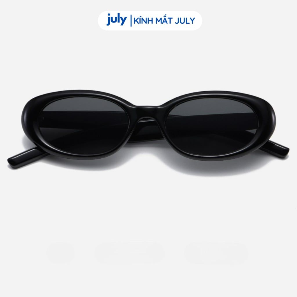 Kính mát nam nữ VIPER thời trang dáng oval bo tròn ngầu, phong cách July Eyewear 6235