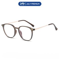 [Võ Hà Linh x Kính Mắt July] Gọng kính cận nữ dáng OVAL thiên vuông phong cách Hàn Quốc unisex 8614