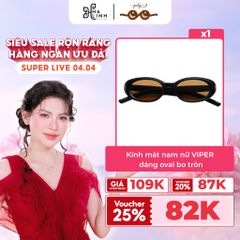 [Võ Hà Linh x Kính Mắt July] Kính mát nam nữ VIPER thời trang dáng oval bo tròn ngầu, phong cách July Eyewear 6235