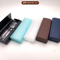 Hộp đựng kính cận nhựa dẻo dáng vuông trơn July Eyewear