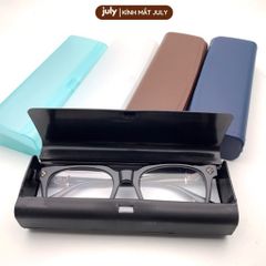 Hộp đựng kính cận nhựa dẻo dáng vuông trơn July Eyewear