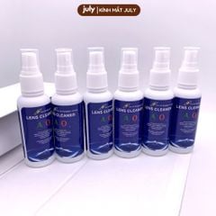 Nước xịt lau mắt kính chuyên dụng dành cho mắt kính, màn hình điện thoại 60ml JULY EYEWEAR giúp mắt kính sạch trong hơn