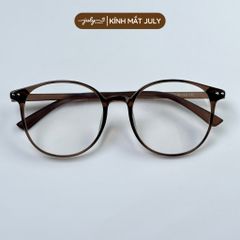 [VEE] Gọng Kính Cận Nữ Kính Mắt Thời Trang Nhựa Dẻo Form Tròn To Hợp Nhiều Dáng Mặt Kính Mắt July Eyewear - TR81121