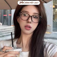 [8624] Gọng kính cận nữ Kính Mắt Thời Trang mắt mèo gọng nhựa phong cách cá tính July Eyewear - 81059