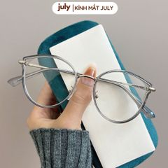 [Võ Hà Linh x Kính Mắt July] COMBO 2 Gọng kính cận nữ mắt mèo kim loại phối nhựa chắc chắn, thời trang dễ đeo mẫu mới 20
