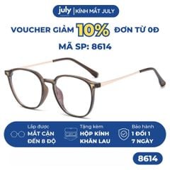 [8614] Gọng kính cận nam nữ Kính mắt thời trang dáng oval thiên vuông phong cách Hàn Quốc unisex dễ đeo hợp với nhiều dáng mặt 83078