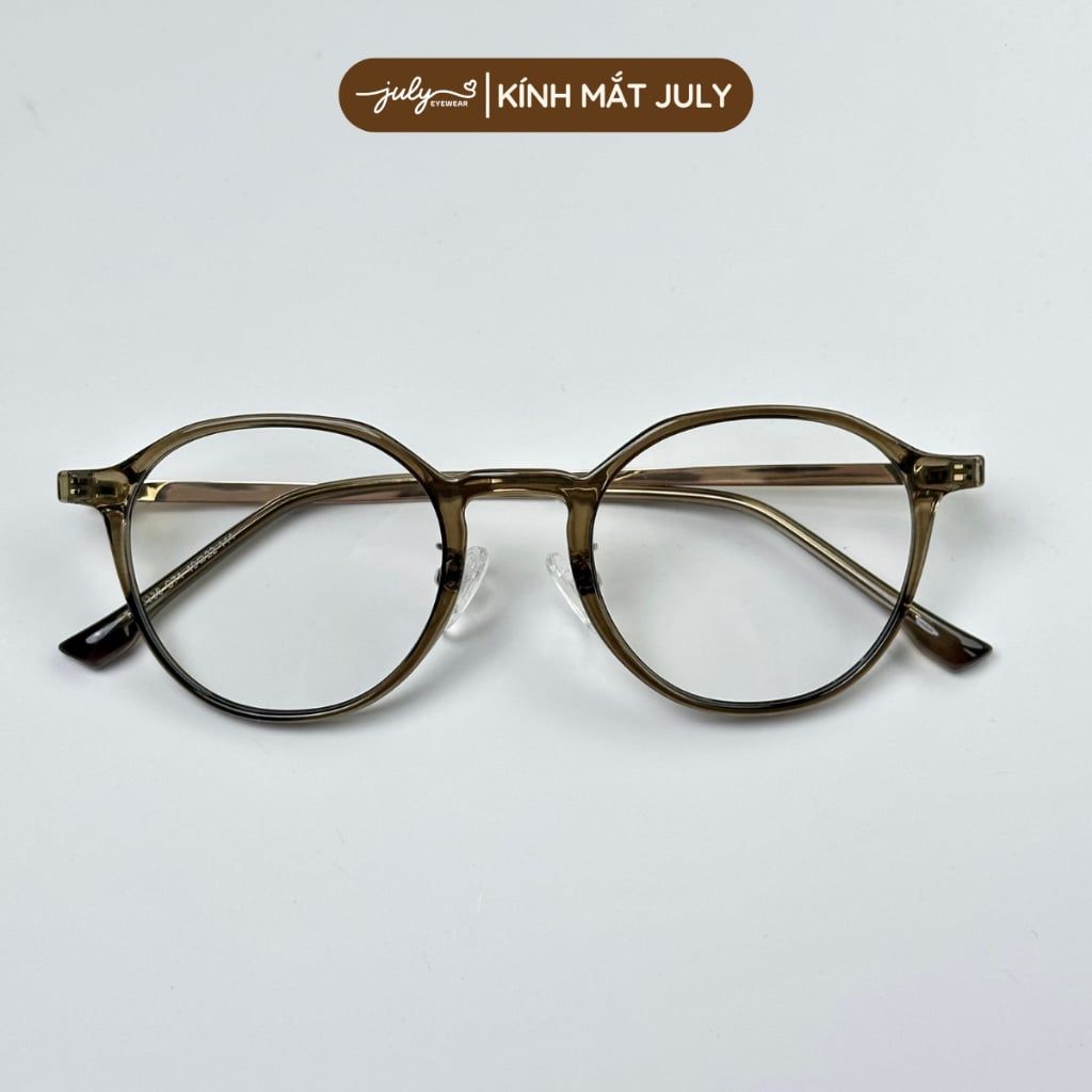 [KIO] Gọng Kính Cận Nữ Kính Mắt Thời Trang Form Đa Giác Dễ Đeo Kính Mắt July Eyewear - TR30336