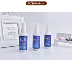 Nước xịt lau mắt kính chuyên dụng dành cho mắt kính, màn hình điện thoại 60ml JULY EYEWEAR giúp mắt kính sạch trong hơn