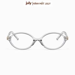Gọng kính cận nữ dáng oval phong cách Y2K Hàn Quốc hot trend 8618 Mắt Kính Titan Kính Mắt Tròng Kính Tết kính  oval da beo Pin