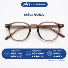 [AURA] Gọng Kính Cận Nam Nữ Kính Mắt Thời Trang Cao Cấp form thiên vuông cốt kim loại phối nhựa chắc chắn, trẻ trung July Eyewear Premium - 0178