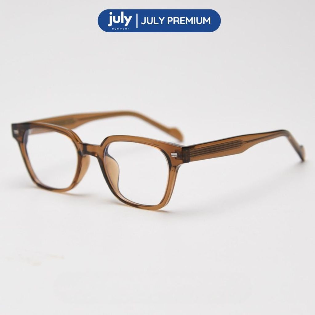 Gọng Kính Cận Nam Nữ SOL Form vuông cốt kim loại chắc chắn, thời trang July Eyewear Premium
