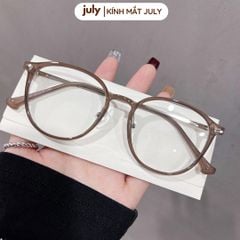 [8603] Gọng kính cận nữ Kính Mắt thời trang dáng oval thiên vuông khung nhựa phối kim loại nhẹ, phong cách Hàn Quốc - Kính Mắt July 72598