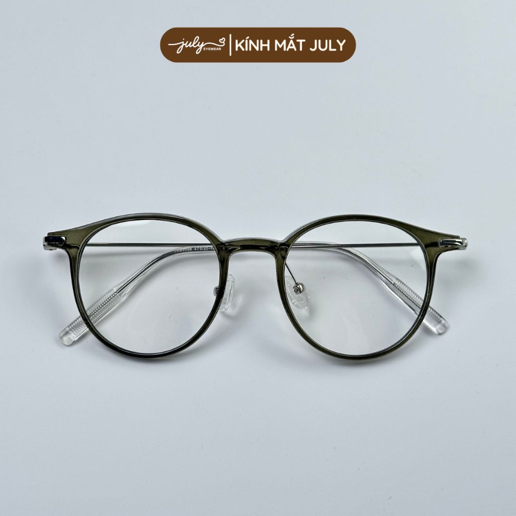 [LUME] Gọng Kính Cận Nữ Kính Mắt Thời Trang Form Tròn Nhỏ Dễ Đeo Kính Mắt July Eyewear - 83098