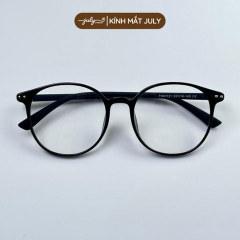 Gọng Kính Cận Nữ Nhựa Dẻo VEE Form Tròn To Hợp Nhiều Dáng Mặt Kính Mắt July Eyewear