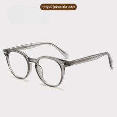 [ZENT] Gọng Kính Cận Nam Nữ Kính Mắt Thời Trang Form Tròn Cốt Kim Loại Kính Mắt July Premium - TR86211