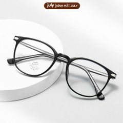 Gọng kính cận nữ oval lõi kim loại phong cách Hàn Quốc dễ đeo hợp với nhiều dáng mặt kính oval Voi Bàn Tay