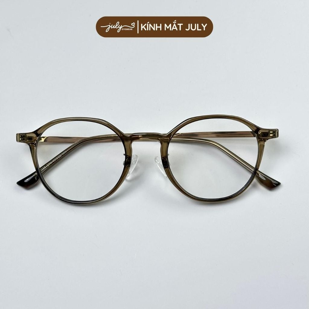 Gọng Kính Cận Nữ KIO Form Đa Giác Dễ Đeo Kính Mắt July Eyewear