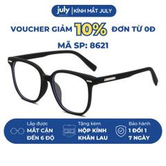 [8621] Gọng kính cận nam nữ Kính Mắt Thời Trang unisex form vuông to phong cách trẻ trung chất liệu TR90 chắc chắn, bền bỉ - 27010