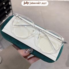 [8630] Gọng kính cận nữ form tròn dễ đeo - Kính mắt July 2158