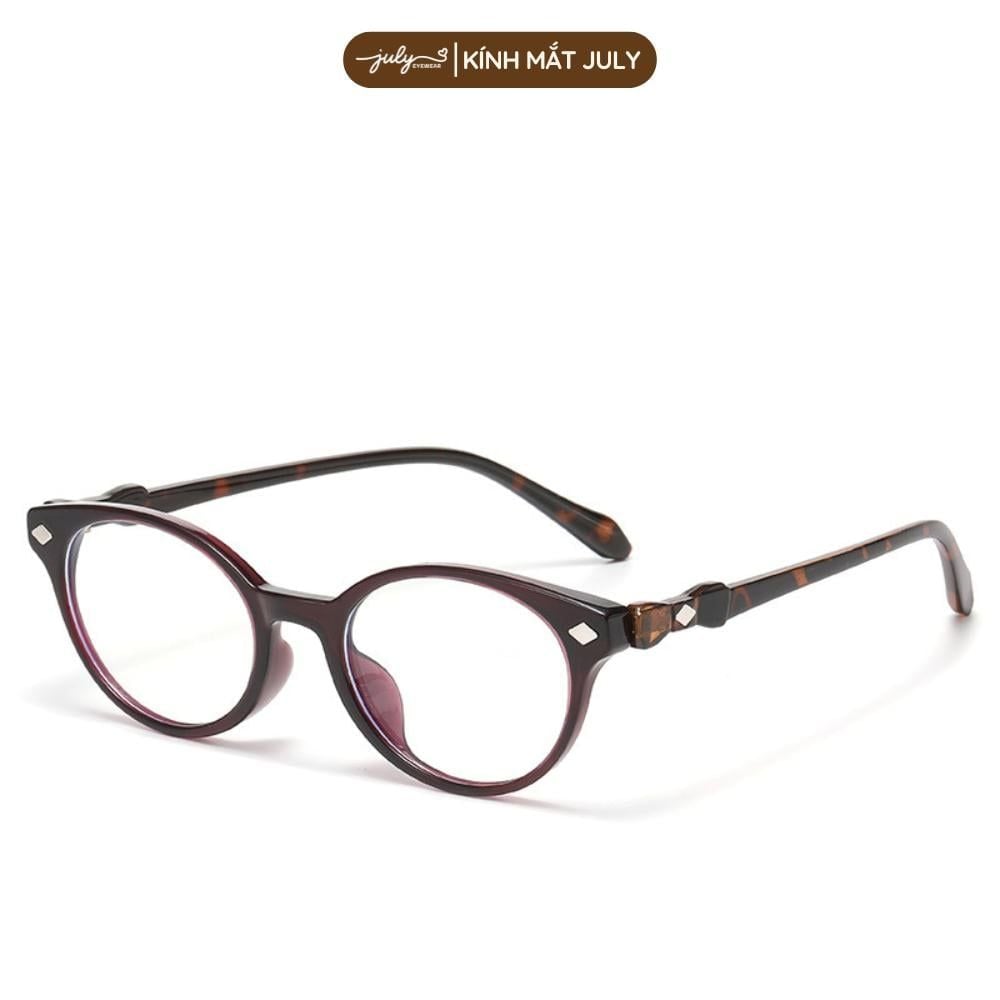 [MUSE] Gọng Kính Cận Nữ Kính Mắt Thời Trang Form Oval Lai Mắt Mèo Cá Tính Kính Mắt July Eyewear - 6610