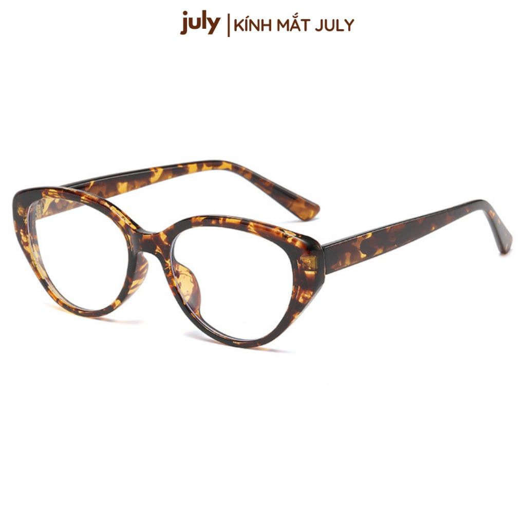 Gọng kính cận nữ kính mắt mèo 8624 gọng nhựa phong cách cá tính July Eyewear - 81059