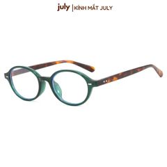 Gọng kính cận nữ dáng oval phong cách Hàn Quốc trẻ trung 8616 Kính Mắt Tròng Kính Tết Titan kính  oval da beo kính  tròn bầu dục