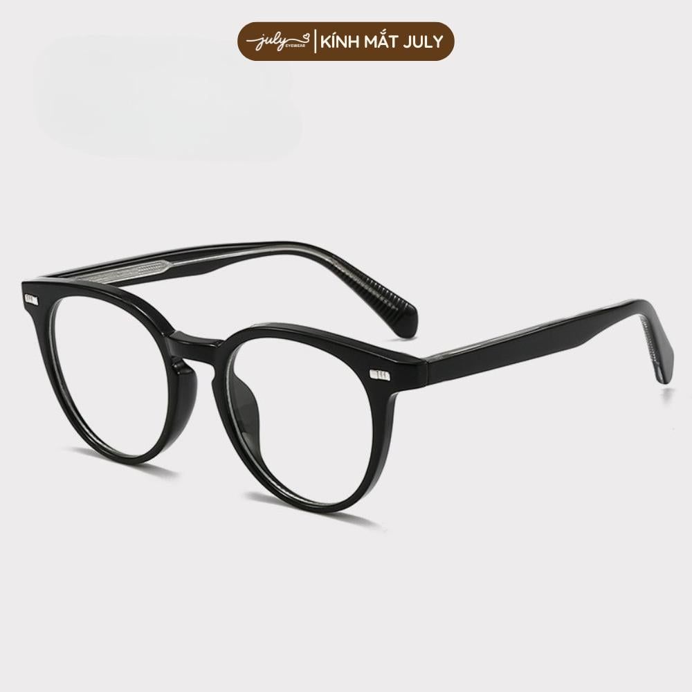 Gọng Kính Cận Nam Nữ ZENT Form Tròn Cốt Kim Loại Kính Mắt July Premium
