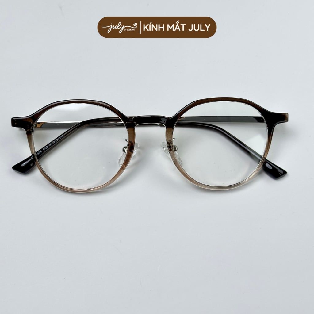 [KIO] Gọng Kính Cận Nữ Kính Mắt Thời Trang Form Đa Giác Dễ Đeo Kính Mắt July Eyewear - TR30336