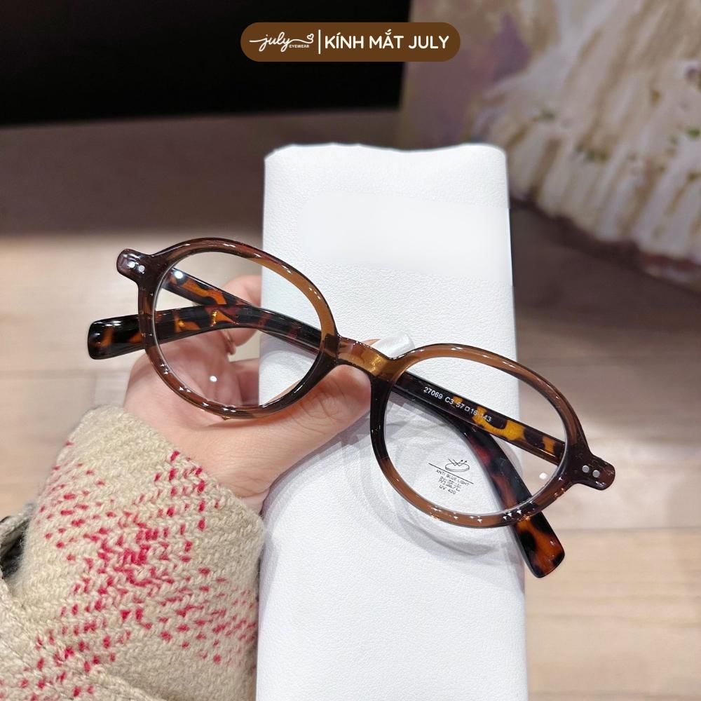 Gọng Kính Cận Nam Nữ JINS Form Oval Hot Trend Cá Tính Kính Mắt July Eyewear