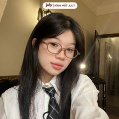 Gọng kính cận nữ dáng oval phong cách Hàn Quốc trẻ trung 8616